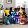Одеяло с героями мультфильмов «Sword Art Online SAO», мягкое одеяло для дома, спальни, кровати, дивана, пикника, путешествия, офиса, детское одеяло