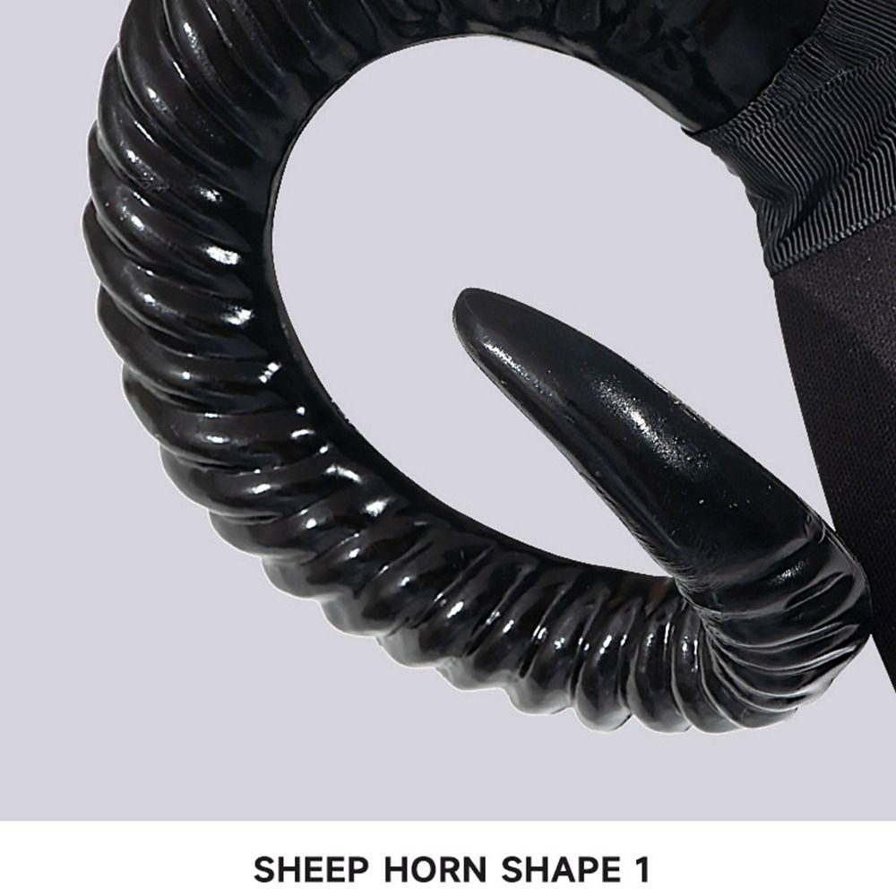 Украшения на Хэллоуин, повязка на голову для косплея, повязка на голову с рогами овцы на Хэллоуин, девушка