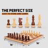 16 Inches Wooden Handcrafted Magnetic Chessboard Set|Tournament-Style Chess Set with Premium Build,Magnetic Pieces