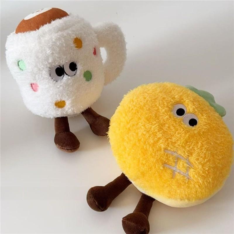 Coffee Plush Adorable Cup Pineapple Bread Milk Box Stuffed Animal For Room Decor