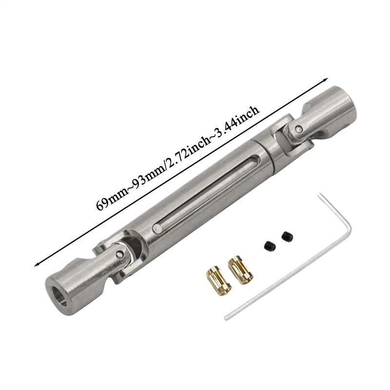 Car Drive Shaft Precision Driveshaft For Truck 1/12 Joint Transmission Steel Upgrade Parts For Most Cars