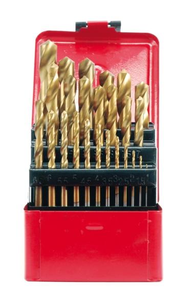 Vorel Wiertła Do Metalu Tytan Komplet 25Szt. 1-13Mm 22340