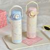 Cartoon Kitten Water Bottles 316 Stainless Steel Vacuum Mug Trendy Insulated Cup for Lady Girls