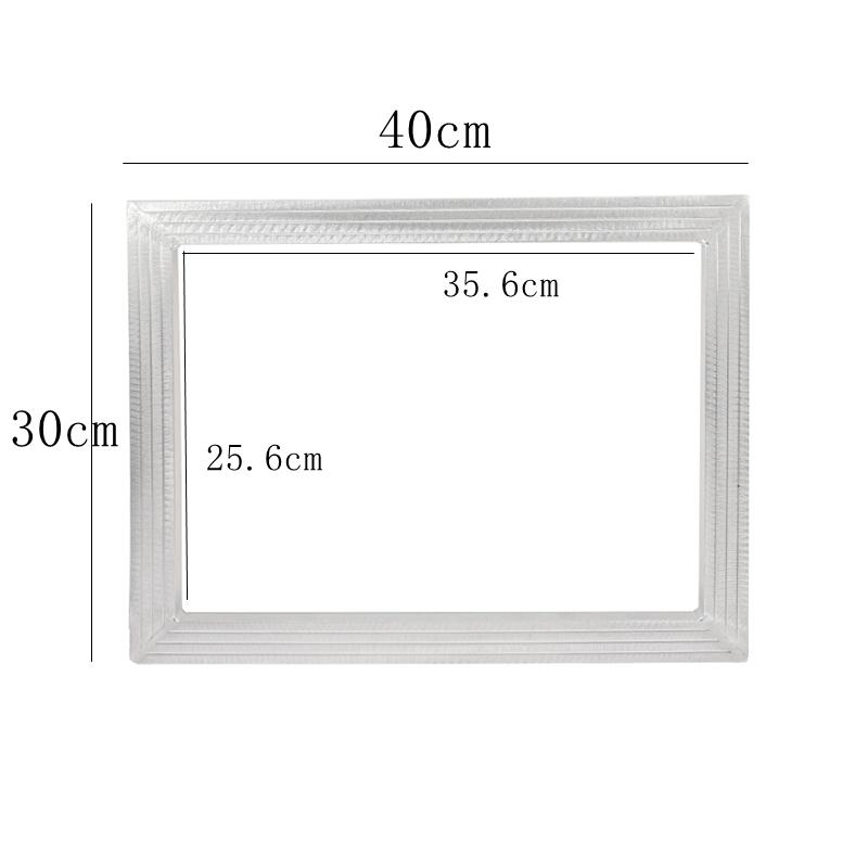 20x30см 25x35см 30x40см Высококачественная трафаретная печать Алюминиевая рамка DIY Шелкография Рамки трафарет
