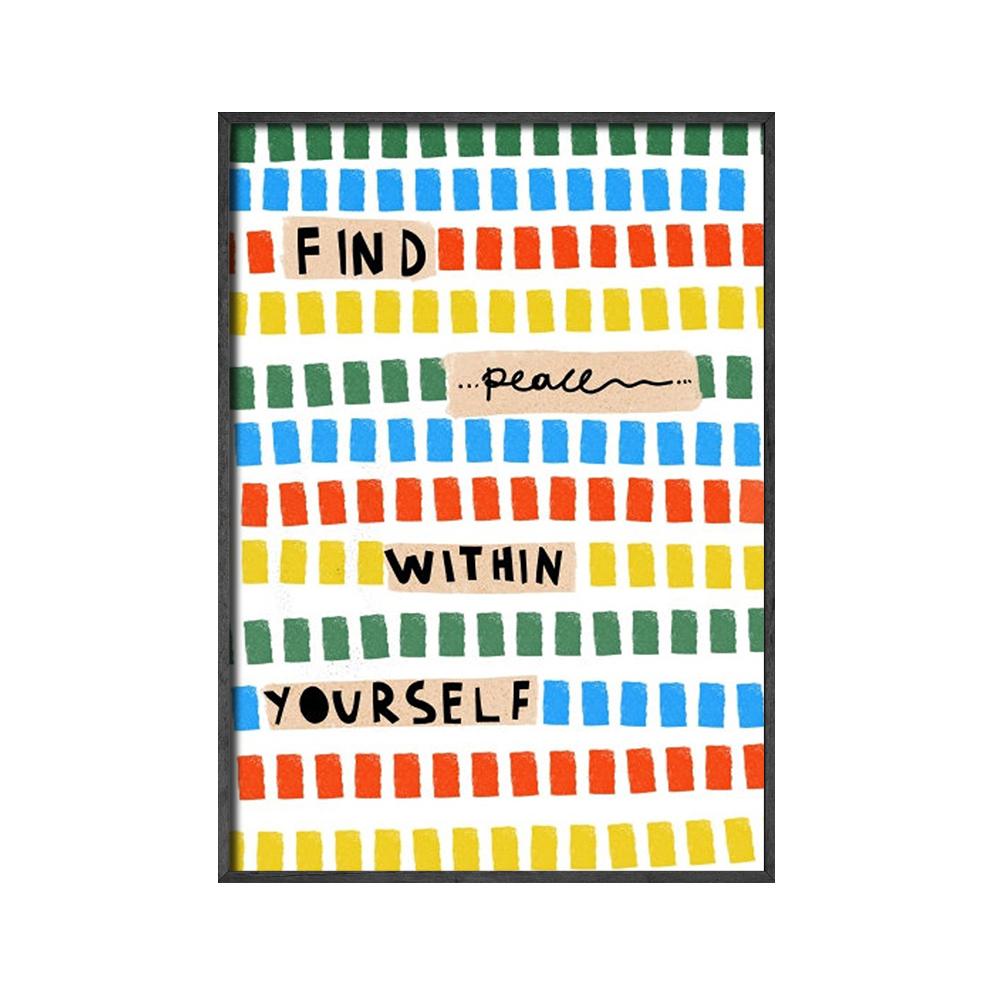 Феминистский мультяшный художественный принт, картина, мотивационная цитата, позитив, уход за собой, холст, постеры для девочек, настенный домашний декор, фотографии