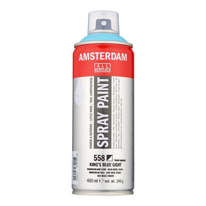 Bombe de peinture Amsterdam 400 ml bleu royal clair