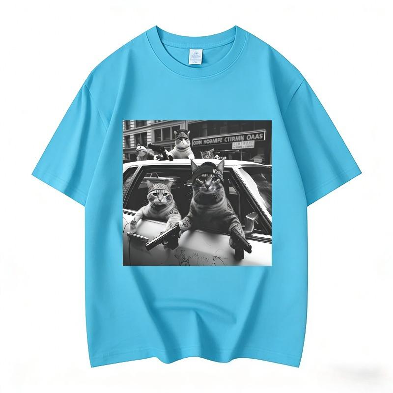 Streetwear Funny TShirts for Mens Fashion Vintage Short Sleeve High Quality Cotton 100 Oversized Casual Breathable Tshirts