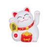 Solar Powered Lucky Cat Car Ornament Cartoon Wealth & Prosperity Cat Doll Auto Dashboard Decoration Cute Waving Car Accessories