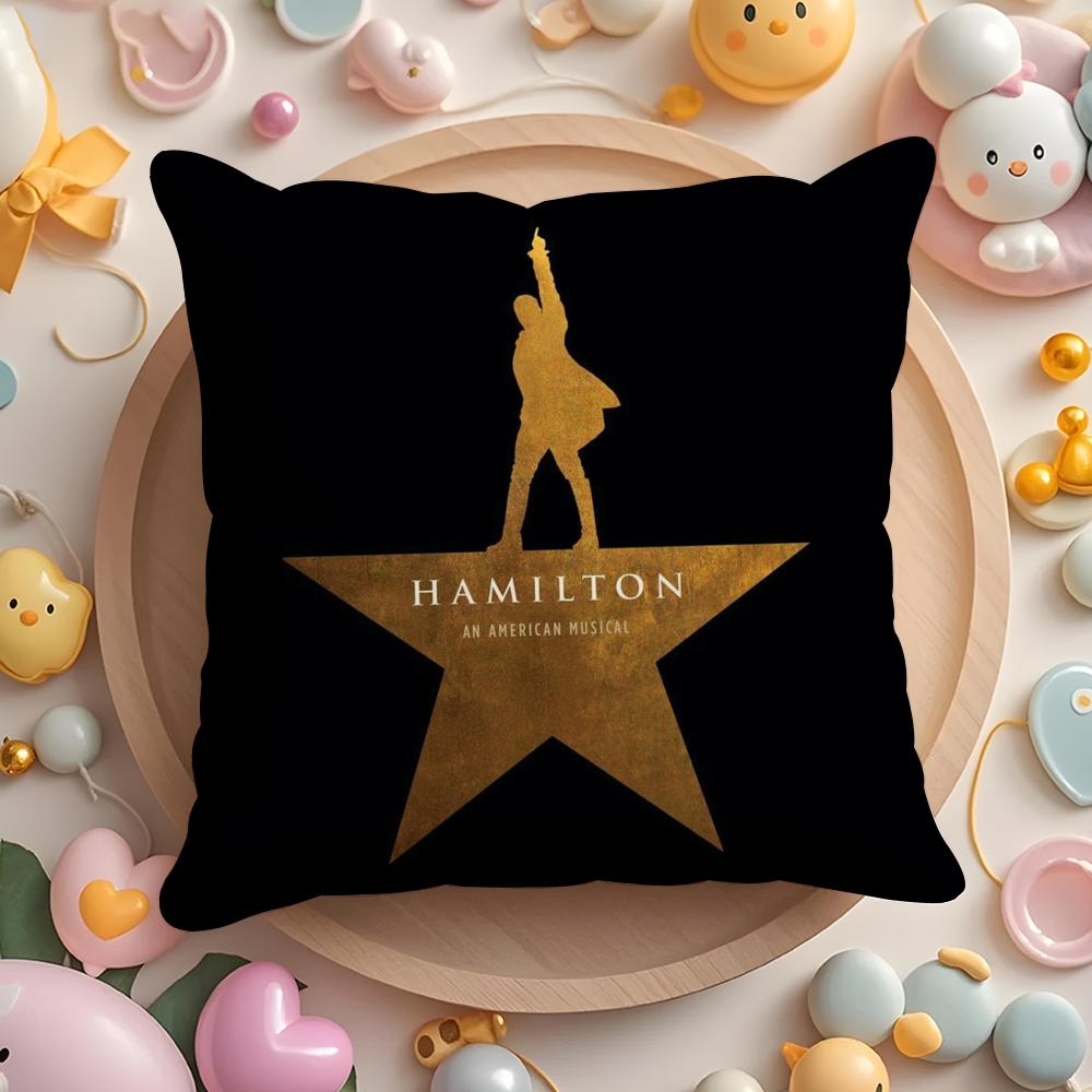 Hamilton-ES Музыкальная Подушка-Игрушка Чехол для Подушки Дома и в Машине Многоцелевой Чехол для Подушки - Двусторонний, Мягкий и Прочный для Повседневного Использования