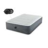 Inflatable Mattress 203X152X46 Cm With Built-In Electric Pump Intex 64906Nd