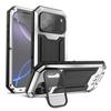 Для iPhone 18 Pro Max Air 17e 17 Pro Max Металлический чехол с защитой камеры, подставкой, защитной пленкой для экрана, военная усиленная защита от падений