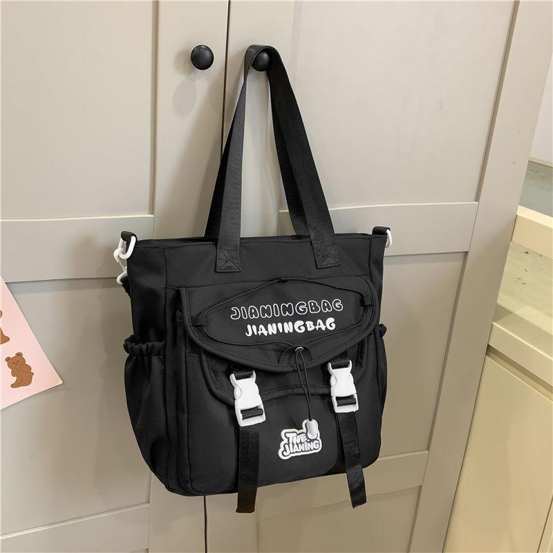 1pcs / 2 Pcs School Bags for Teenage Girls Red Alphabet Cute Gift Students Bookbag Letters Travel Waterproof Bagpack