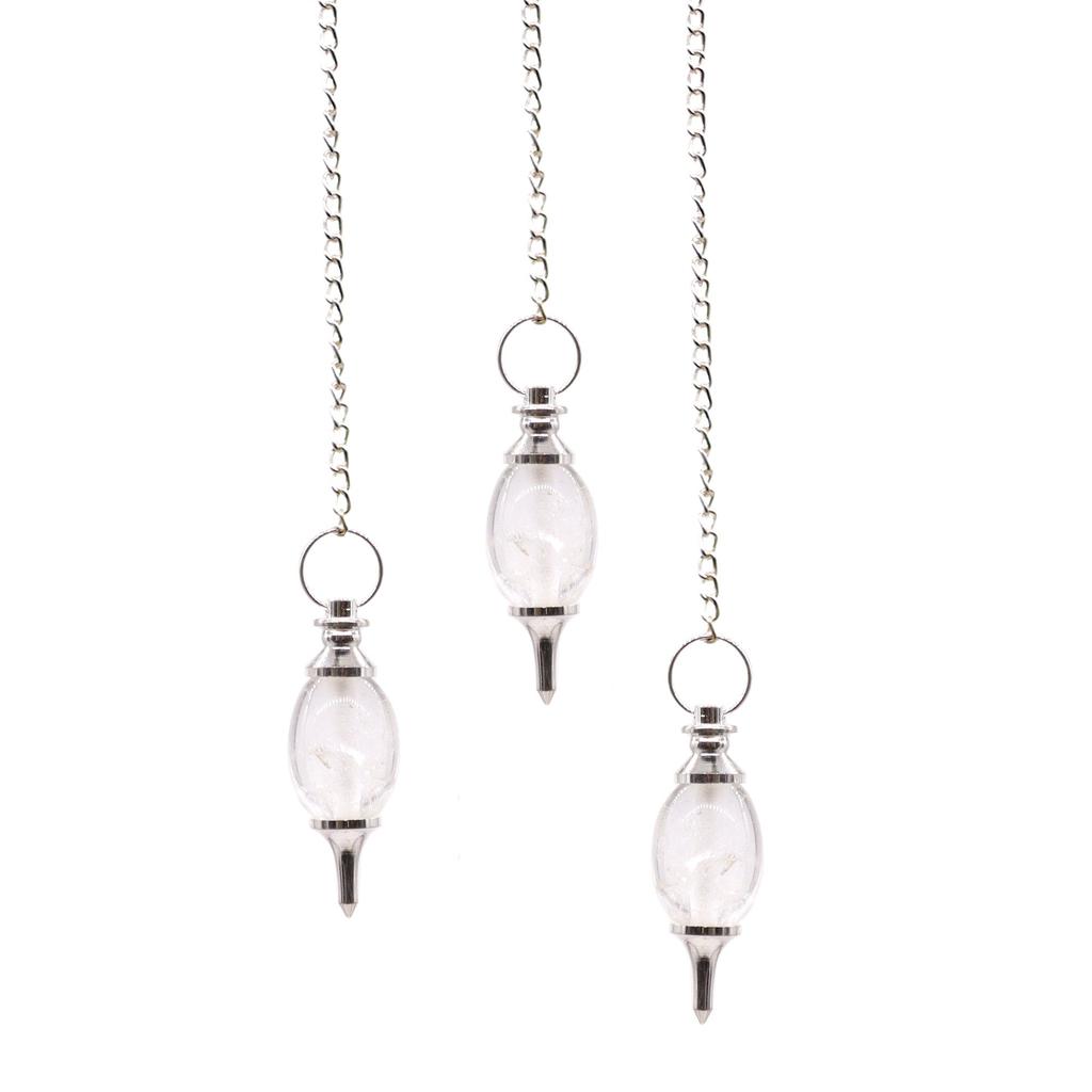 Quartz Crystal Pendulum Lingam Shaped