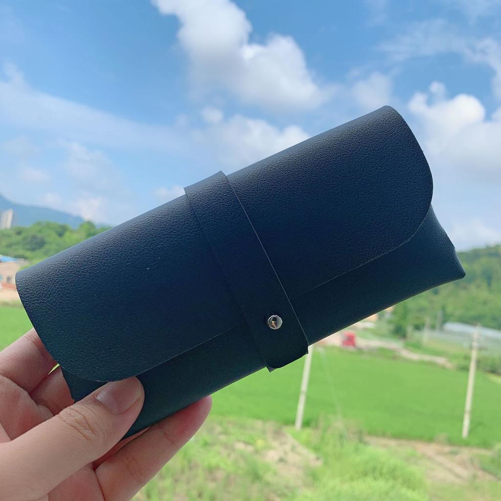 Чехол Кожа Пряжка Модный Чехол для Очков Мода Новый Коробка для Хранения Солнцезащитных Очков Мягкая Сумка Чехол для Солнцезащитных Очков Белый Черный Очки для Чтения Популярные Аксессуары