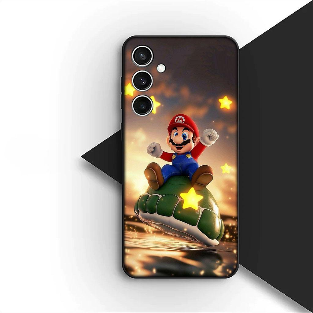 Poster M-marios-Wallpaper Phone Cover Soft Case for Samsung Galaxy S25 S24 S23 FE Ultra Plus S7 Edge S25+ S23+ A56 5G Casing