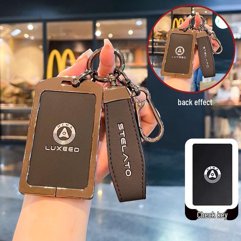 HONGQI S9 Металлический держатель для NFC-карт-ключей Чехол для защиты от дальнего действия Ультразащита ключа