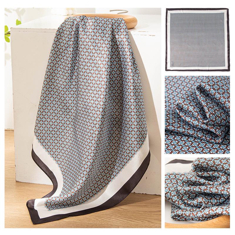 High-Quality Women's Silk Scarf: Elegant, Versatile Neck Warmer for Autumn and Winter