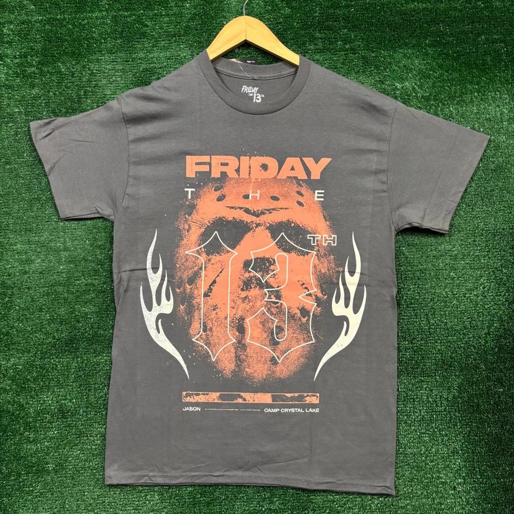 Friday the 13th Jason Voorhees Camp Crystal Lake T-shirt Size Medium