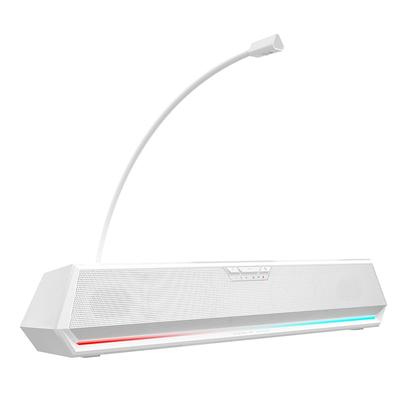 Игровая акустическая система EDIFIER Hecate G1500BAR с выходом 5 Вт, игровая акустическая система виртуального объемного звучания Bluetooth с подсветкой RGB, белая, японский дистрибьютор 7.1 USB-A