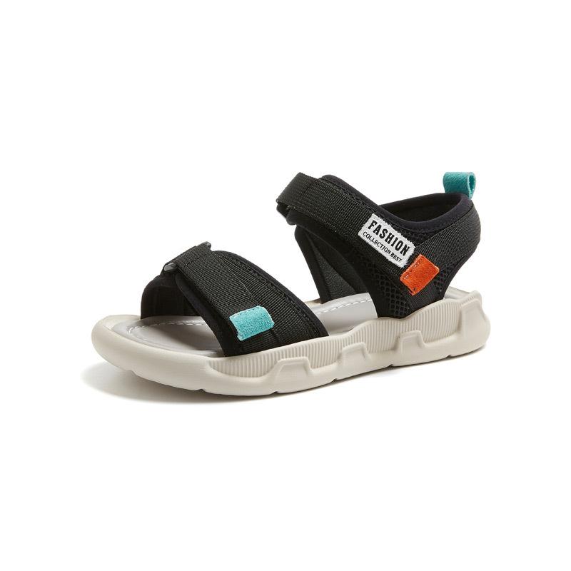 2025 Летняя обувь Женские сандалии на плоской подошве Мягкая ткань Нескользящая модная брендовая женская обувь Праздничные черные бежевые туфли