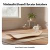 Wooden Balance Board Natural Curved Robust for Pilates Training