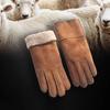 Плюшевые зимние перчатки Теплые велосипедные перчатки Модные варежки для вождения Мужские Женские