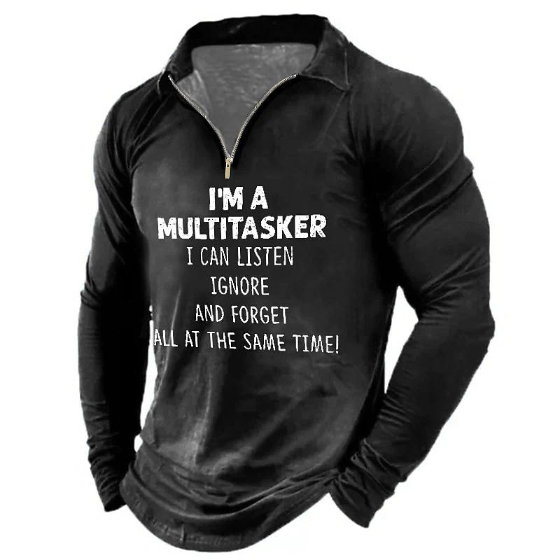 Мужская персонализированная повседневная рубашка-поло в стиле Харадзюку, мужская рубашка-поло с принтом для повседневного отдыха и развлечений на открытом воздухе.