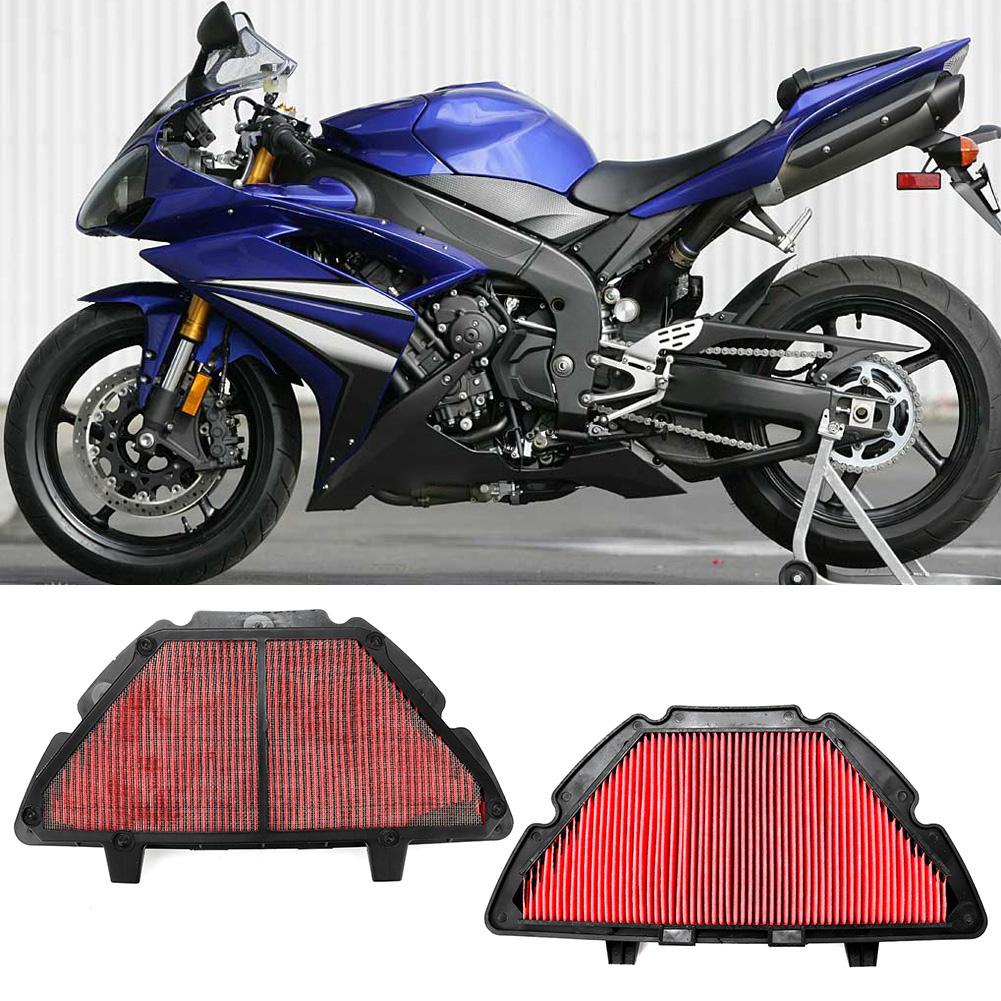 Мотоциклетный воздушный фильтр очиститель впуска двигателя подходит для Yamaha YZF R1 2007 2008