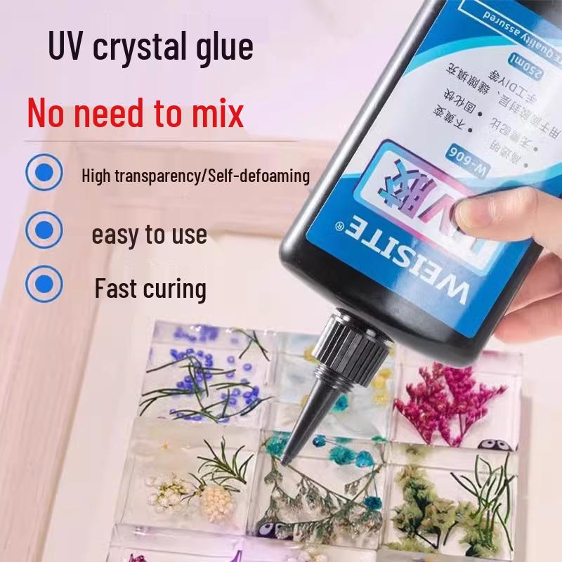 3018 Быстросохнущий прозрачный УФ-клей для металла и акрила - Водостойкий клей