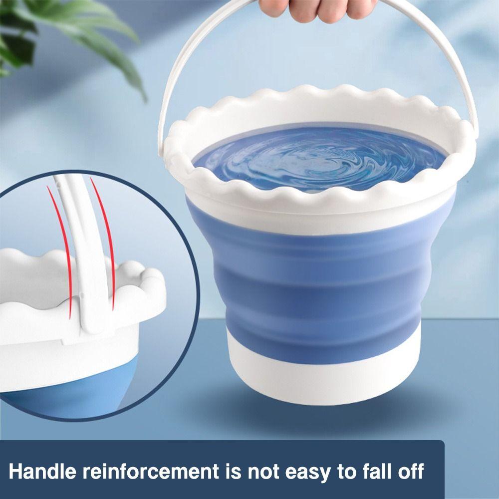 Portable Paint Brush Washing Bucket Silicone Paint Brush Washer Wash Pen Bucket Students