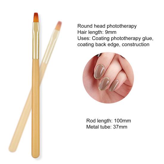 Прочная кисть для дизайна ногтей с мягкой щетиной и гибким наконечником «сделай сам»