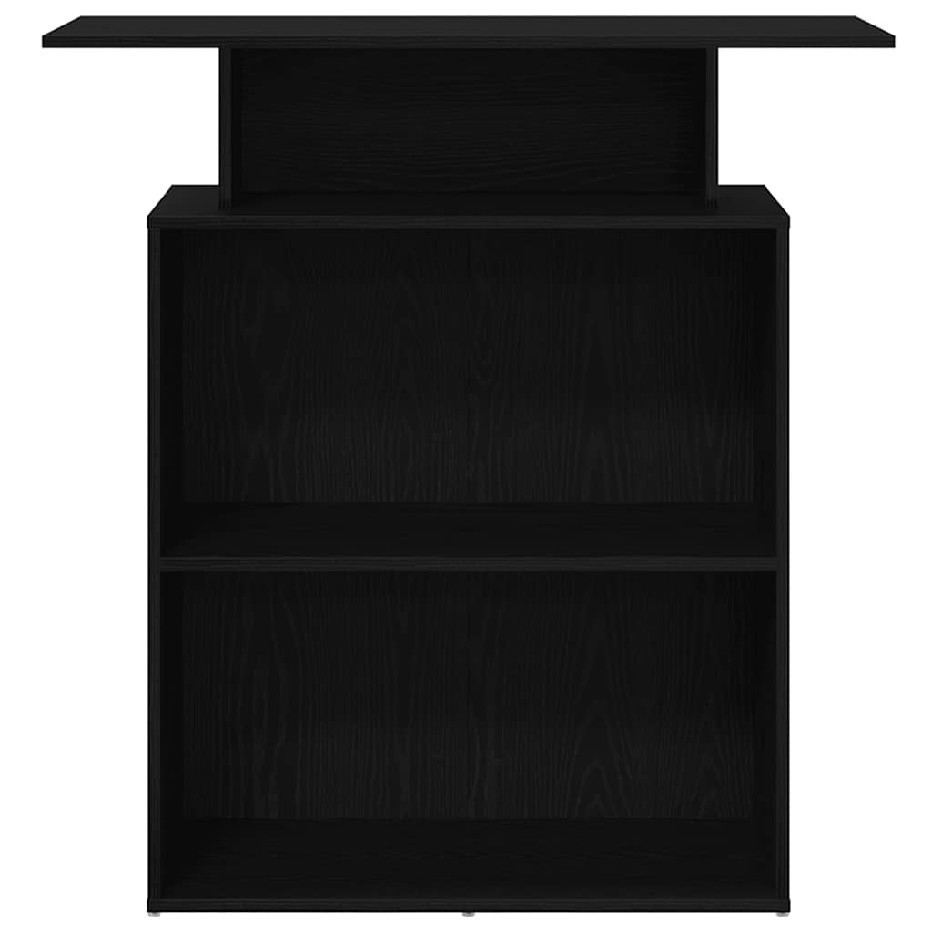 Reception Desk Black 100 x 40 x 104 cm Particleboard