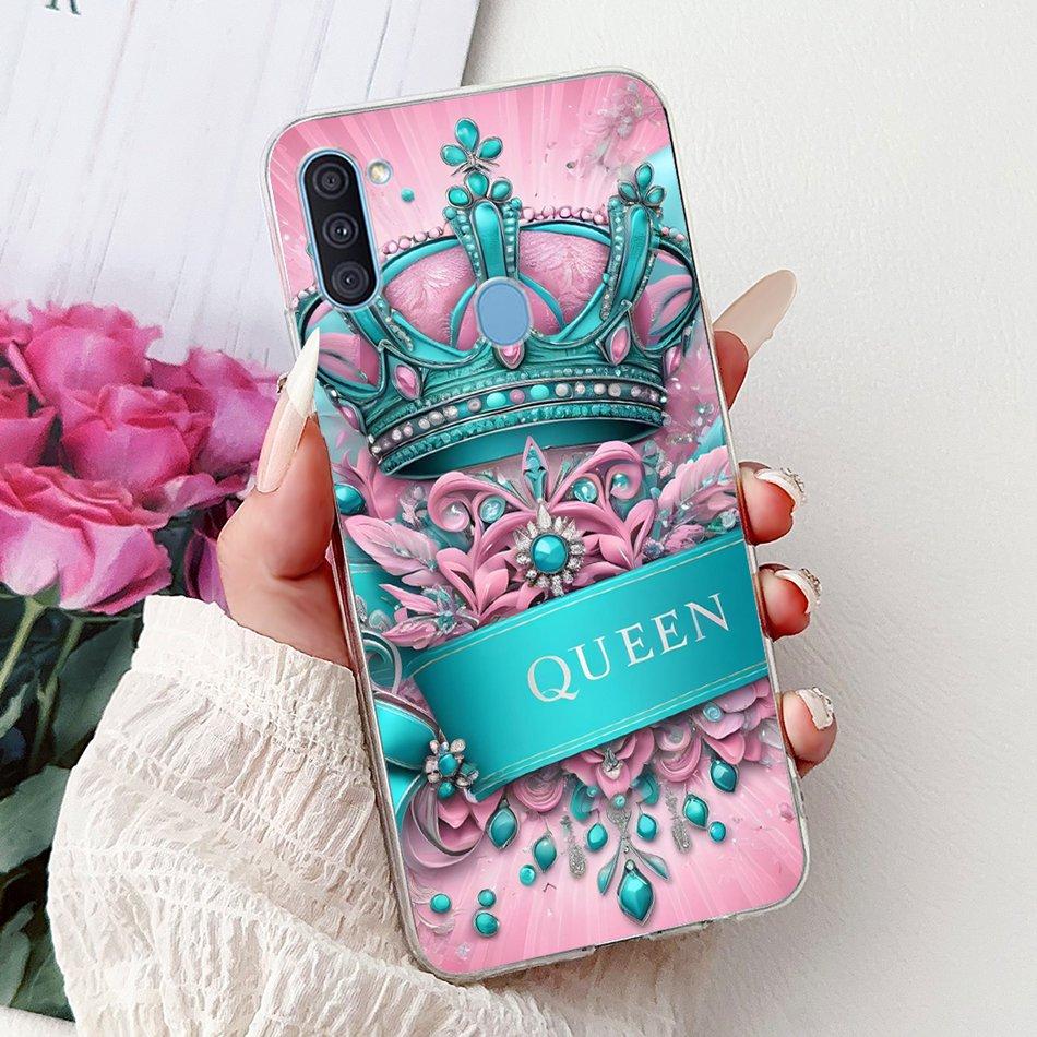 Чехол для телефона Samsung Galaxy A11 M11 Samsung A11 M11 A115F M115F Элегантный Цветочный Кот Раскрашенный Мягкий Силикон Прозрачный ТПУ Чехлы