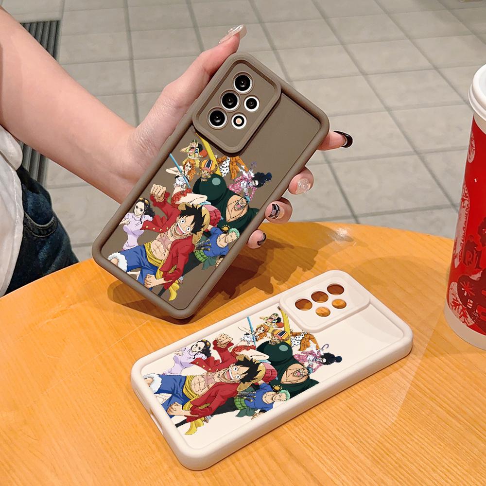 Модный квадратный чехол для телефона Luffy для Realme OPPO Reno VIVO Infinix Tecno Oneplus, полный чехол для камеры, противоударный защитный резиновый чехол