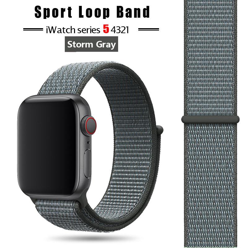 Нейлоновый спортивный ремешок для Apple Watch ремешок 44мм/40мм Apple Watch 6 SE 5 4 3 ремешок Iwatch ремешок 38мм/42мм браслет с аксессуарами для часов