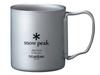 Snow Peak Titanium Double Mug 300 Folding Handle [Capacity 300ml] MG-052FHR