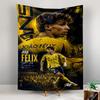 Joao Felix Al Nassr 79 Yellow Riyadh Football Fans Bohemian Tapestry for Fans Home Decor