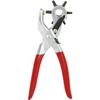 Hole Punch Pliers for Leather Holes Belt Watch Strap - Red - 2-4.5mm Carbon Steel