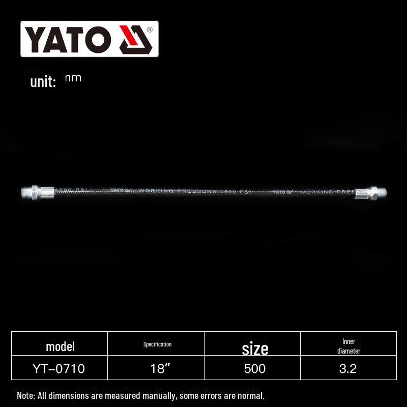 «Промышленный смазочный пистолет Yiertuo с одно-/двухпоршневой пневматической насадкой и ручным шлангом»