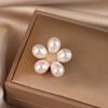 Pearl Petal Anti-glare Brooch, High-end and Light Luxury Clothing Accessories, Pin Ornaments, High-end Anti-glare Clasp