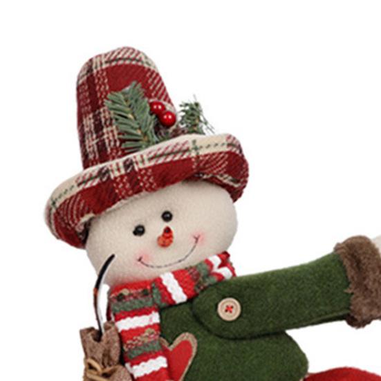 Рождественская пряжка для штор с изображением плюшевого Санта-Клауса, лося, снеговика, подхваты для штор для вечеринок в домашнем офисе, перил для штор, елки