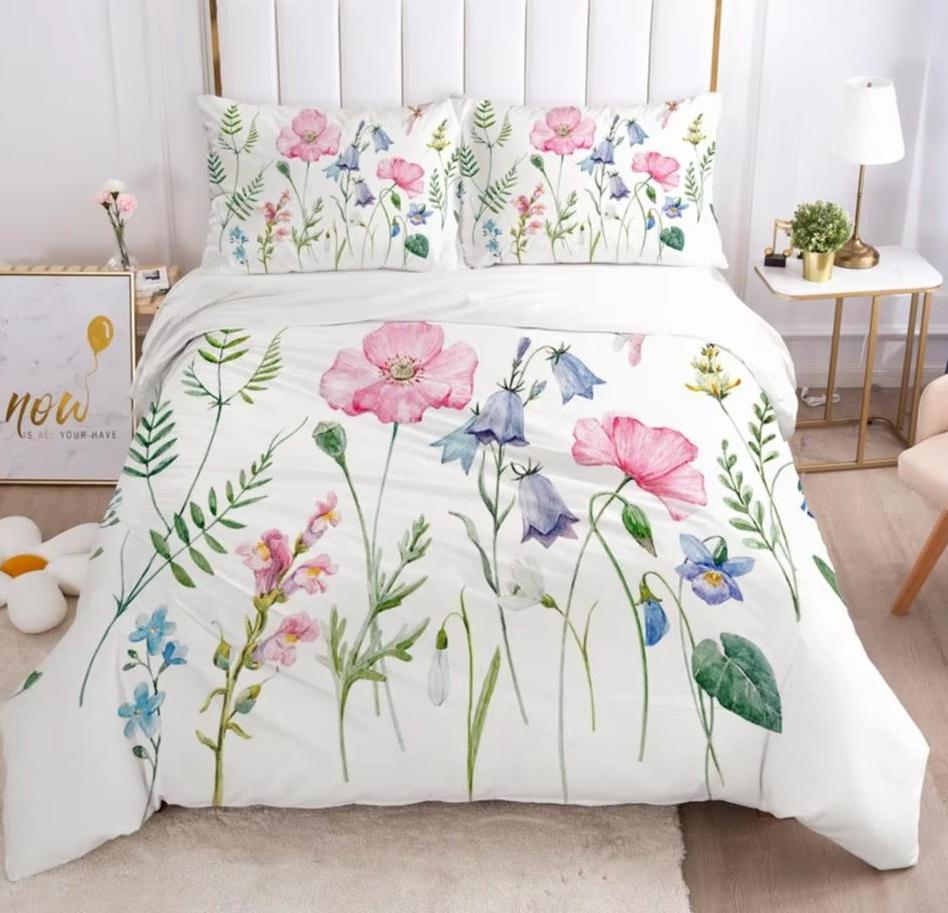 Comforter 3D Hd Quality Printed Queen King Size Home Decor Bedding Set For Women Coworker Gift 3 Piece Set With 2 S