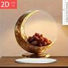 1 шт. 2D Украшение Полная Луна Многофункциональный Настольный Декор Подходит для Домашнего Декора Подарки к Фестивалю и Мусульманского Рамадана