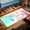 DARLING in the FRANXX Большой Коврик для Мыши Большой Игровой Коврик для Стола Нескользящий Коврик для Ноутбука Планшета Большой Коврик для Мыши XXL Коврик Мини-ПК Игровой Коврик С Замшевой Кромкой