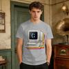 Vintage Pdp11 Cotton Tshirt For Couple Summer Vintage T Shirts Trendy Cool Tees Plus Size Custom Logo Tops