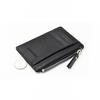 Purse Wallet Mini Pu Leather Card Holders Zipper Coin Pocket Thin Bag