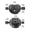 360 Degree Rotating Panoramic Tripod for Head Mounting Quick Release Plate Clamp with 1/4 3/8 Screw Clamp Tripod Camera