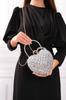 Women's Stylish and Useful Evening Dress Bag Women's Heart Stoned Saxe Blue Evening Dress Bag