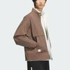 Adidas FW24 Woven Jacket Small Logo Series Outdoor Sports Casual Loose Long Sleeve Jacket Men Jacket Deep-Earth-Brown JM3407