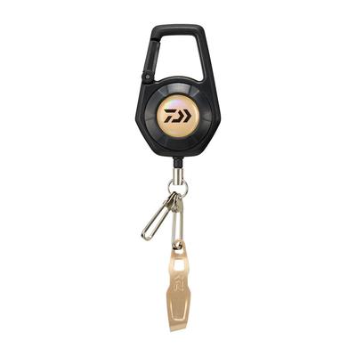 Daiwa Кусачки для лески 2 40S с карабином-рулеткой, Золотой